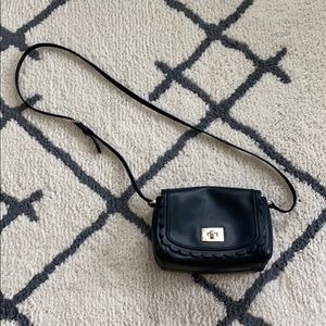 Black leather Kate Spade crossbody